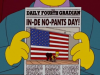 Ver el capítulo La bandera de Bart, Temporada 15 de Los Simpson ON LINE