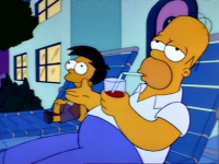 Ver el capítulo Hermano del mismo planeta, Temporada 4 de Los Simpson ON LINE