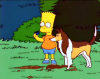 Ver el capítulo El motín canino, Temporada 8 de Los Simpson ON LINE