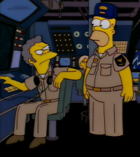 Ver el capítulo Mi Querido Capitán Simpson, Temporada 9 de Los Simpson ON LINE