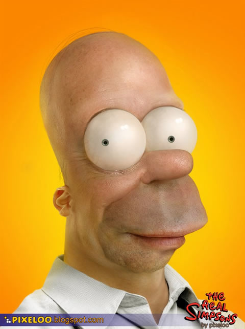 Famosas caricaturas y anime fotos en la vida real.