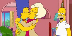 El beso Lésbico de Marge