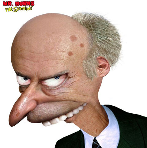La versión real del Sr. Burns