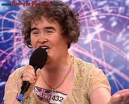 Susan Boyle en un episodio de Los Simpsons