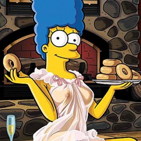 Marge Simpson en Playboy