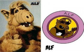 Famosos en los Simpson alf=simpson