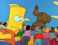 Imagen Promocional de El Héroe sin Cabeza Temporada 1 de Los Simpson
