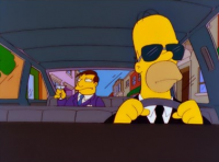 Imagen Promocional de Encuentro con la Mafia Temporada 10 de Los Simpson