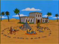 Imagen Promocional de Historias de la Biblia Temporada 10 de Los Simpson