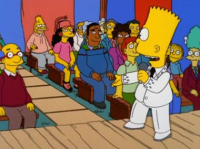 Imagen Promocional de Pérdida de fe Temporada 11 de Los Simpson
