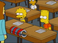 Imagen Promocional de Bart contra Lisa contra el tercer grado Temporada 14 de Los Simpson