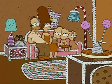 Gag del Sofá del capítulo Emancipación Temporada 14 de Los Simpson