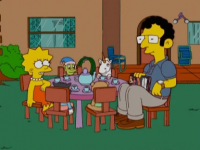 Imagen Promocional de Artie Ziff vino a cenar Temporada 15 de Los Simpson