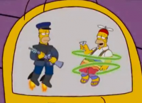 Imagen Promocional de En el Camino a Ninguna Parte Temporada 17 de Los Simpson