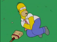 Imagen Promocional de Helados de Marge (La del cabello azul claro) Temporada 18 de Los Simpson