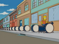 Imagen Promocional de Jazzy y los Gatos rebeldes  Temporada 18 de Los Simpson