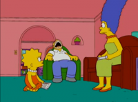 Imagen Promocional de Pequeña Niña Grande Temporada 18 de Los Simpson