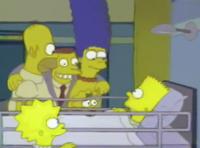 Imagen Promocional de Bart es Atropellado Temporada 2 de Los Simpson