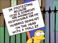 Imagen Promocional de Tomy, Daly y Marge Temporada 2 de Los Simpson