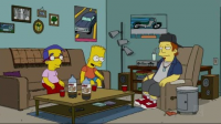 Imagen Promocional de Bromas y legumbres Temporada 21 de Los Simpson