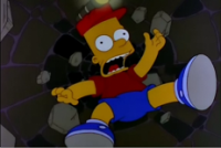 Imagen Promocional de Bart y la Radio Temporada 3 de Los Simpson