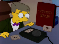 Imagen Promocional de Burns y Los Alemanes Temporada 3 de Los Simpson