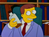 Imagen Promocional de Marge Consigue Empleo Temporada 4 de Los Simpson