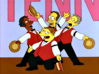 Imagen Promocional de El Cuarteto de Homero Temporada 5 de Los Simpson