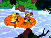 Imagen Promocional de Exploradores a Fuerza Temporada 5 de Los Simpson