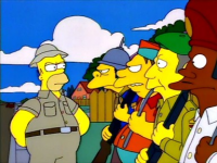 Imagen Promocional de Homero Detective Temporada 5 de Los Simpson