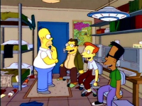 Imagen Promocional de Homero Va a la Universidad Temporada 5 de Los Simpson