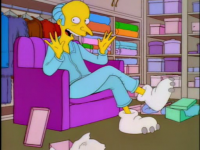 Imagen Promocional de Un Galgo Llamado Monty Temporada 6 de Los Simpson
