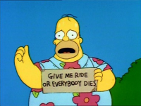 Imagen Promocional de Homero Tamaño Familiar Temporada 7 de Los Simpson