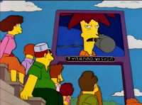 Imagen Promocional de La Última Carcajada de Bob Patiño Temporada 7 de Los Simpson