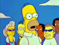 Imagen Promocional de ¡Reventón! Temporada 7 de Los Simpson