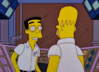 Imagen Promocional de El Enemigo de Homero Temporada 8 de Los Simpson