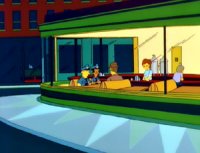 Imagen Promocional de Homero Contra la Prohibición Temporada 8 de Los Simpson