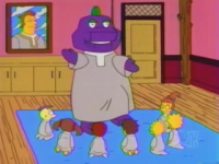 Imagen Promocional de La Secta Simpsons Temporada 9 de Los Simpson