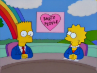 Imagen Promocional de Lisa Comentarista Temporada 9 de Los Simpson