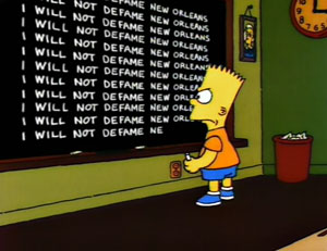 Frases de Bart en la escuela